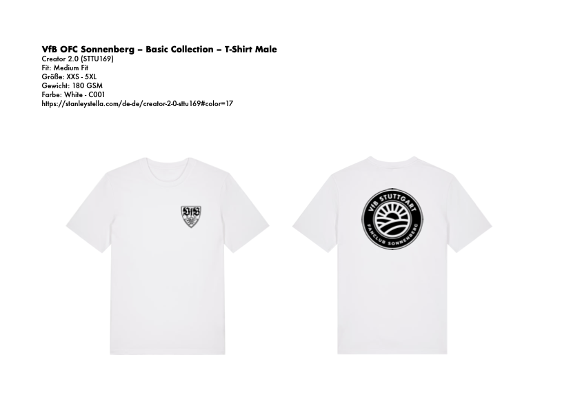 VfB OFC Sonnenberg - Basic Shirt - Male Mockup