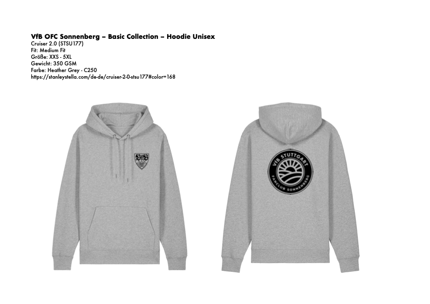 VfB OFC Sonnenberg - Basic Hoodie - Unisex Mockup