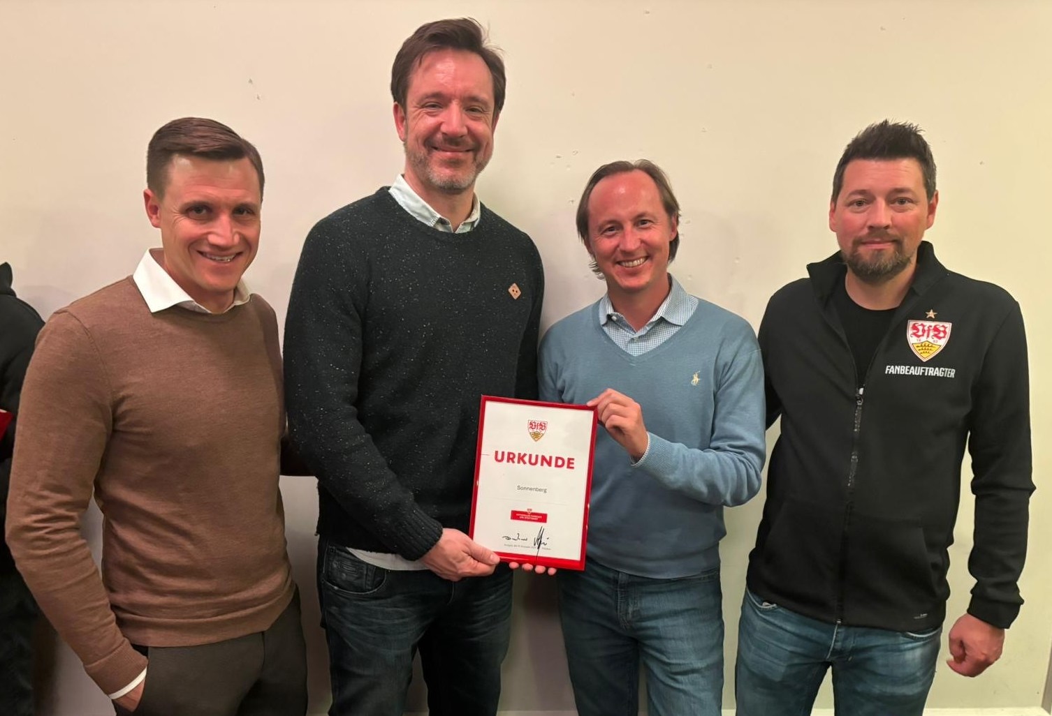 Urkunde offizieller Fanclub